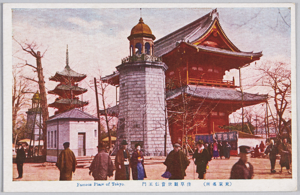 作品画像:(東京名所)浅草観世音仁王門