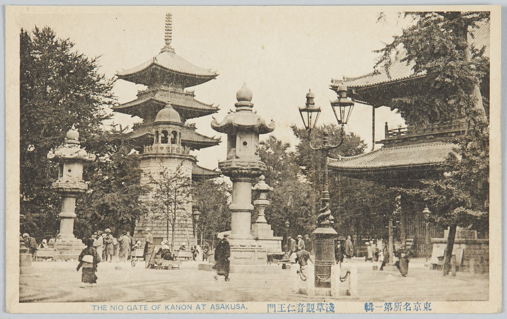 作品画像:東京名所第一集 浅草観音仁王門
