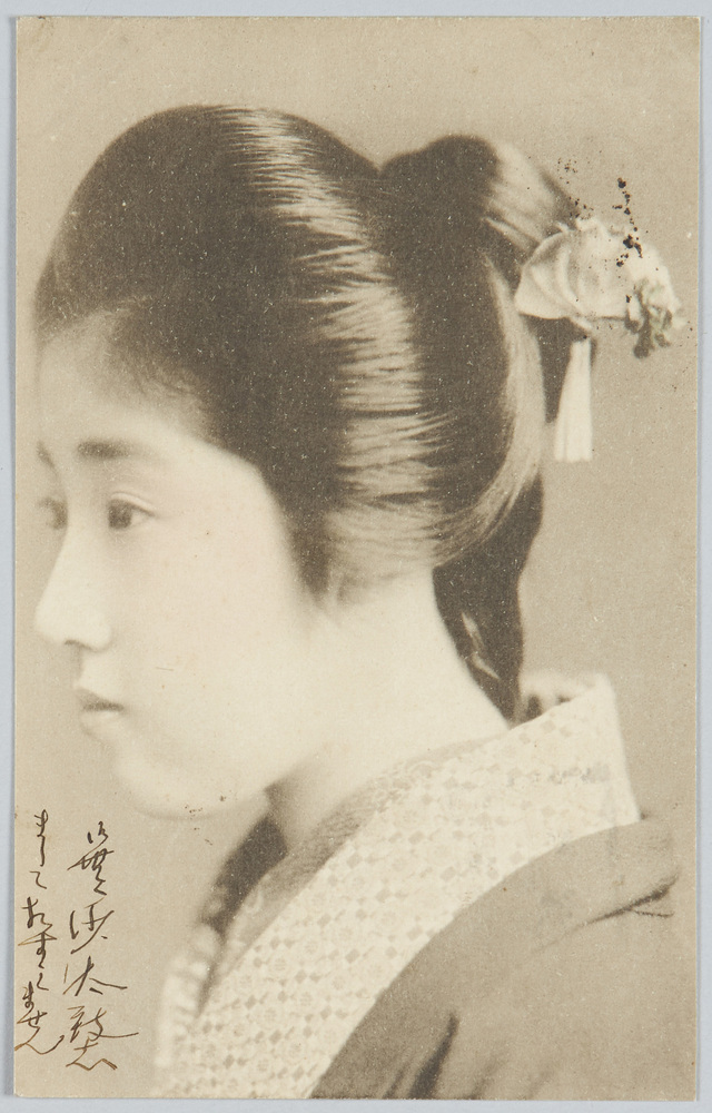 作品画像:和装女性横顔