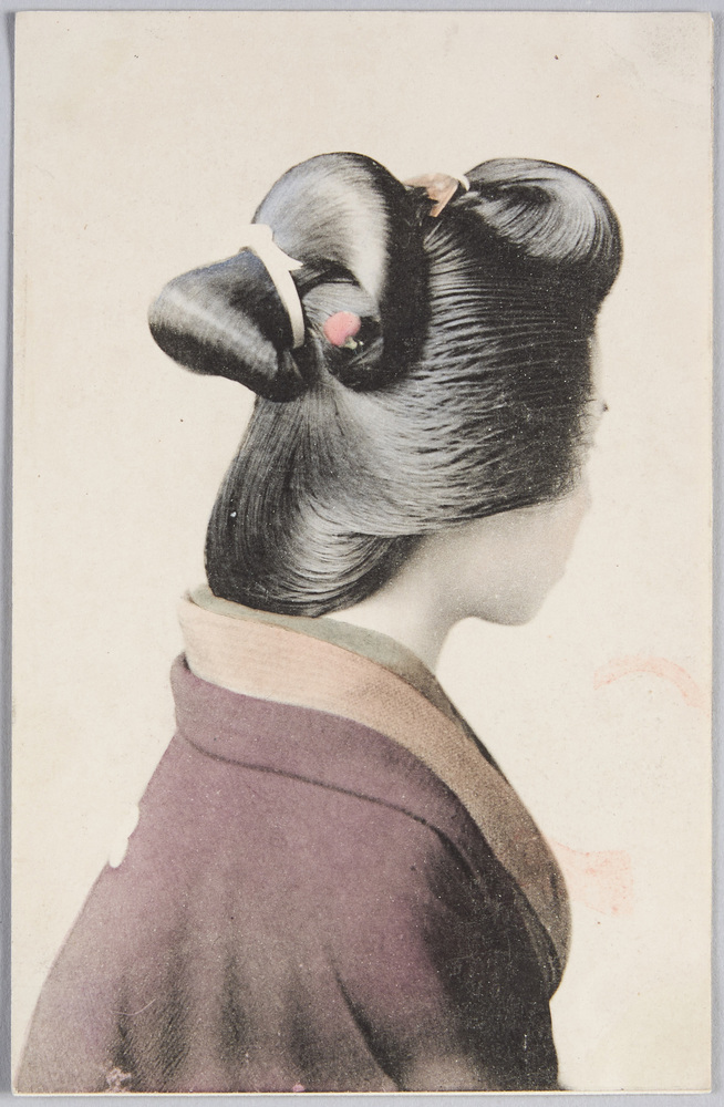 作品画像:日本髪の和装女性