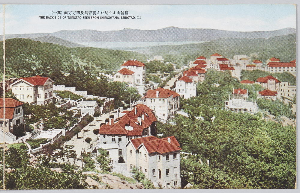 作品画像:信号山より見たる裏青島及四方方面