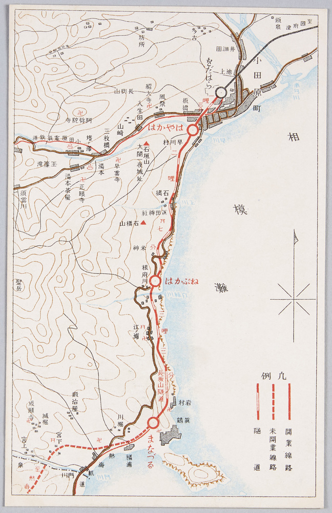 作品画像:熱海線鉄道路線地図 (1)