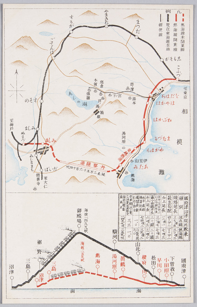作品画像:熱海線鉄道路線地図 (2)