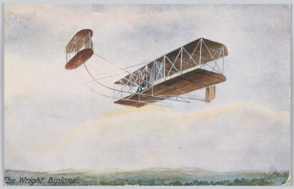 作品画像:The Wright Biplane.