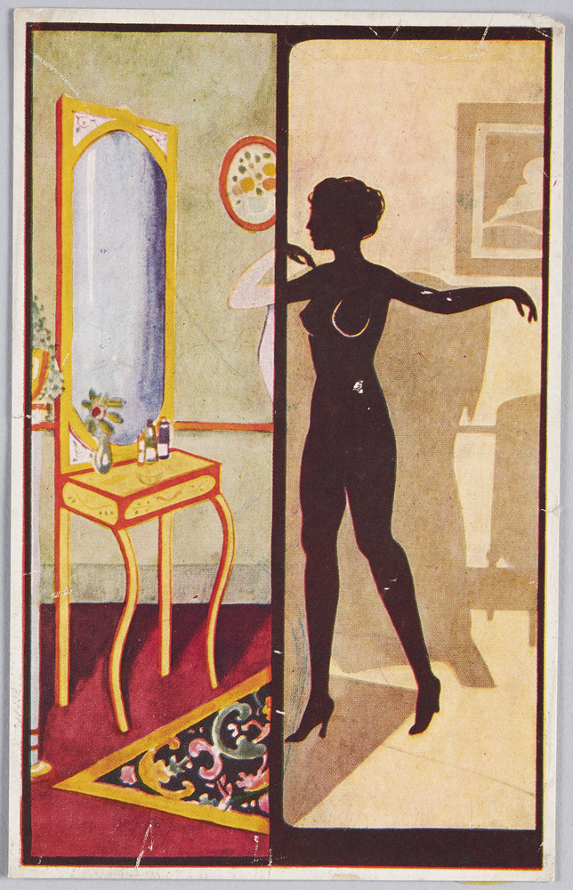 作品画像:女性のシルエット