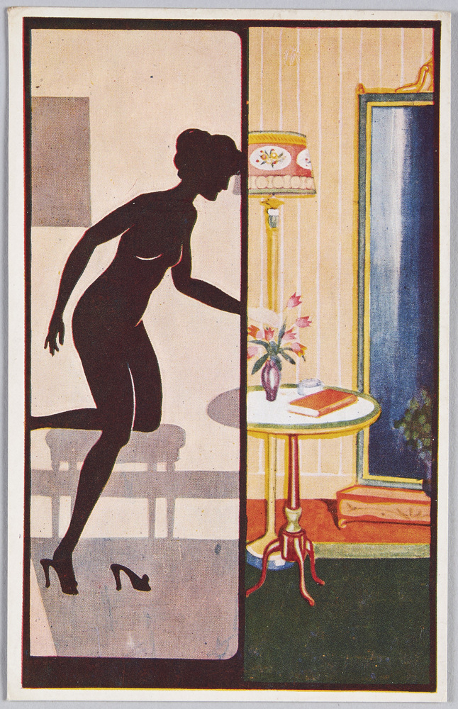作品画像:女性のシルエット