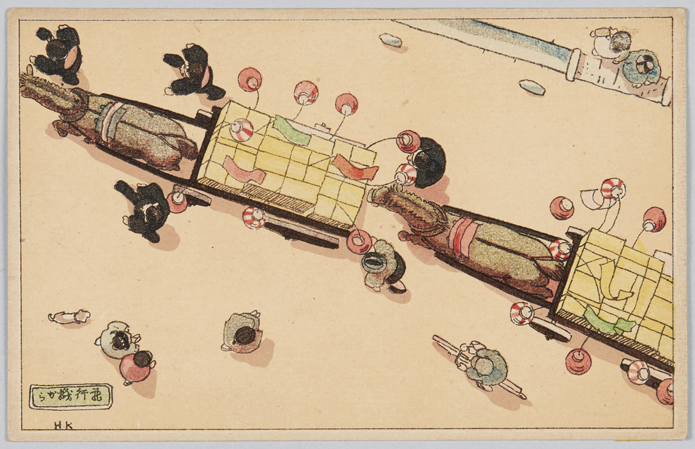 作品画像:飛行機から