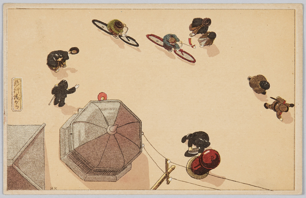 作品画像:飛行機から