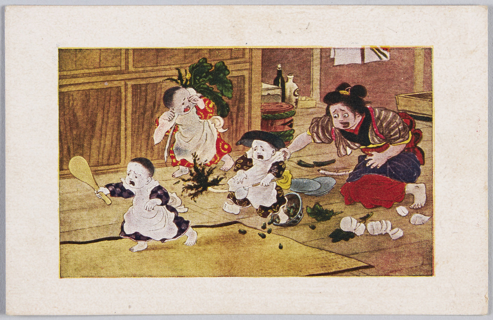 作品画像:女中にいたずらが見つかる