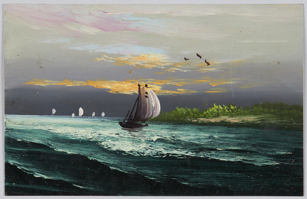 作品画像:帆船のある風景