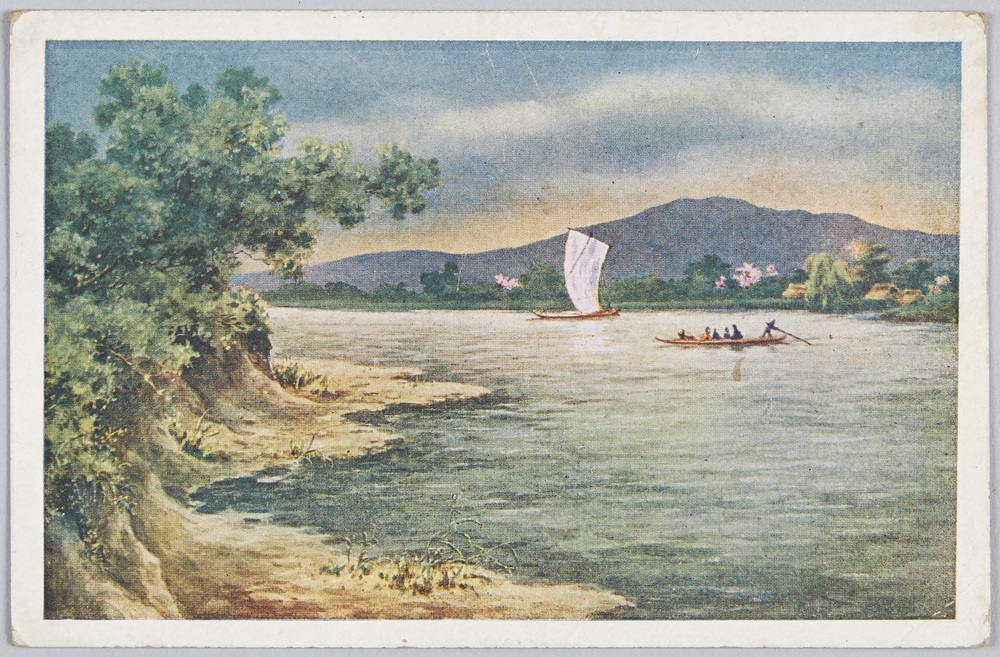 作品画像:春の湖