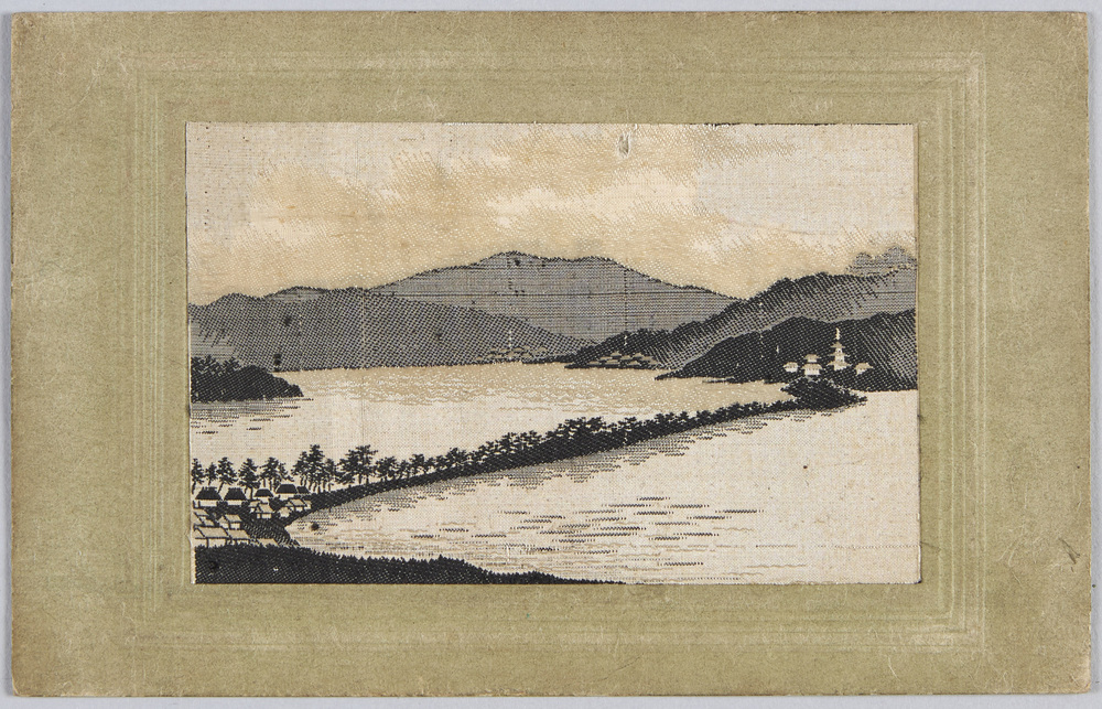 作品画像:天橋立 (織物貼付)