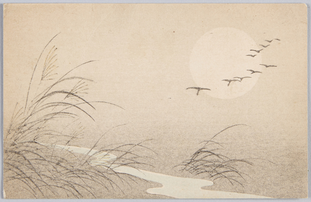 作品画像:秋の野辺 (すかし絵)