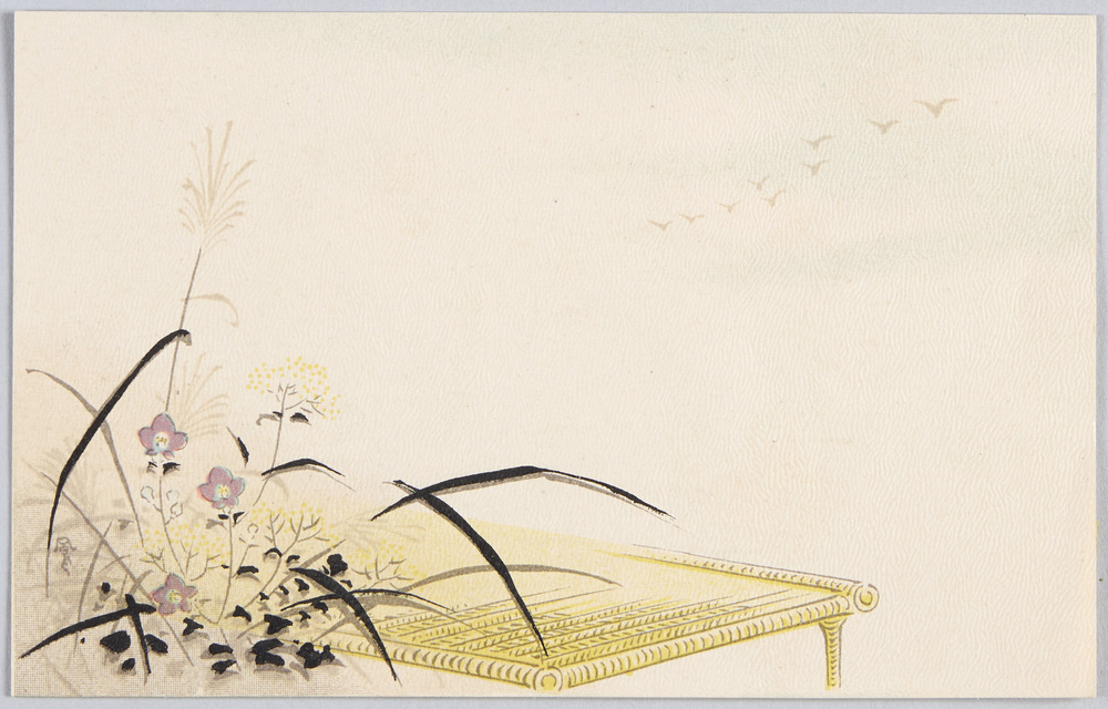 作品画像:縁台 (すかし絵)