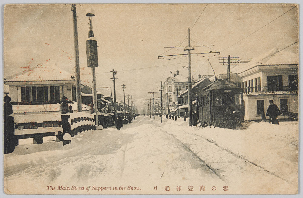作品画像:雪の南一條通り