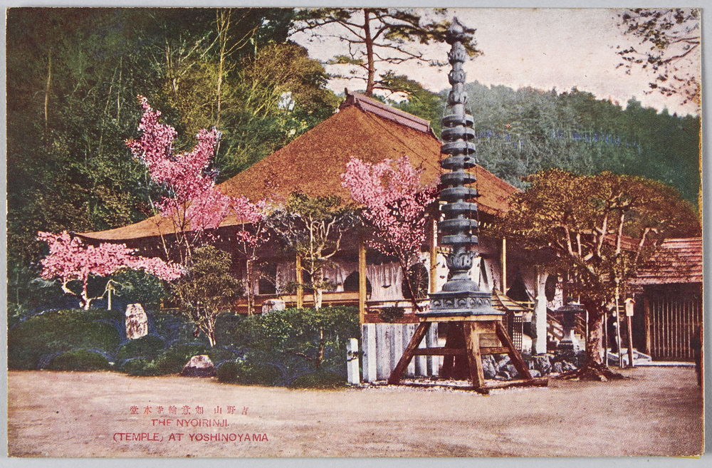 作品画像:吉野山 如意輪寺本堂