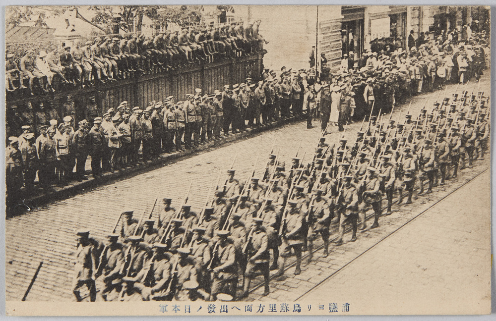 作品画像:浦塩ヨリ烏蘇里方面へ出発ノ日本軍