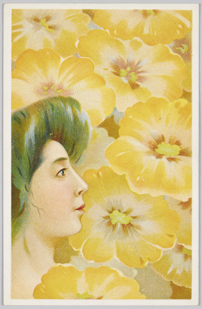 作品画像:黄色い花 (「花?人?」より)