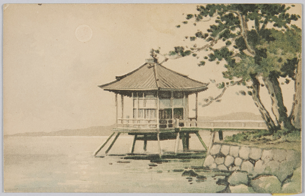 作品画像:水上の社殿 (浮御堂)