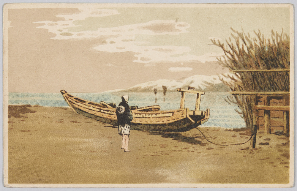 作品画像:入江の漁師
