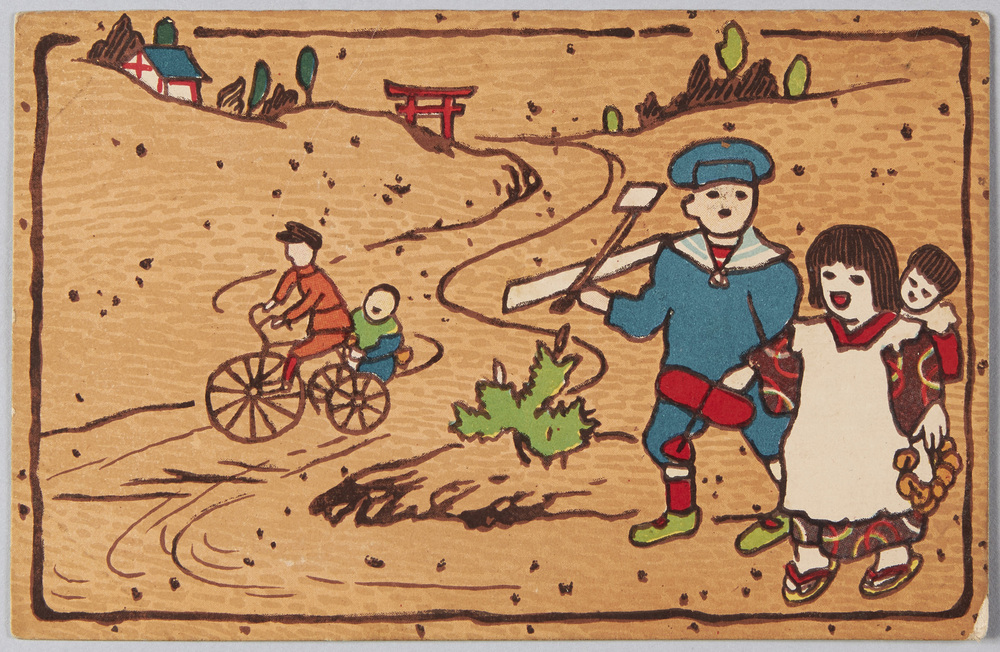 作品画像:子ども遊戯図