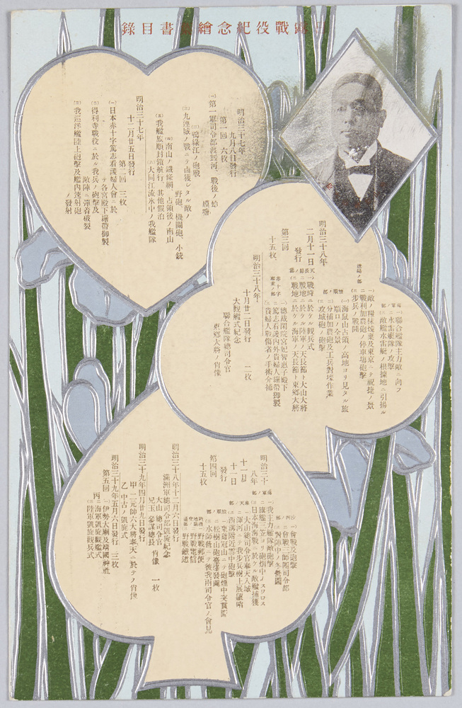 作品画像:日露戦役紀念絵葉書目録 山縣逓信大臣