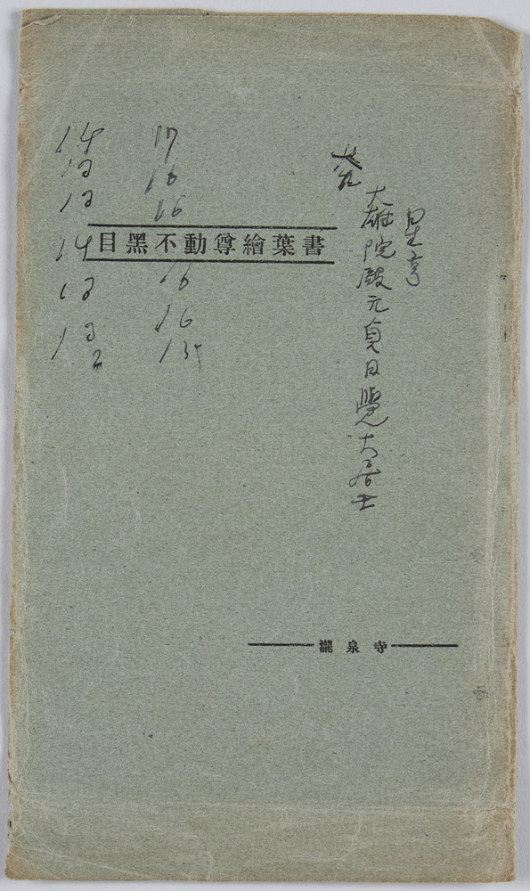 作品画像:目黒不動尊絵葉書