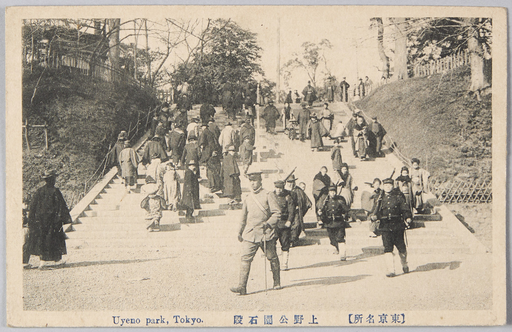 作品画像:(東京名所)上野公園石段