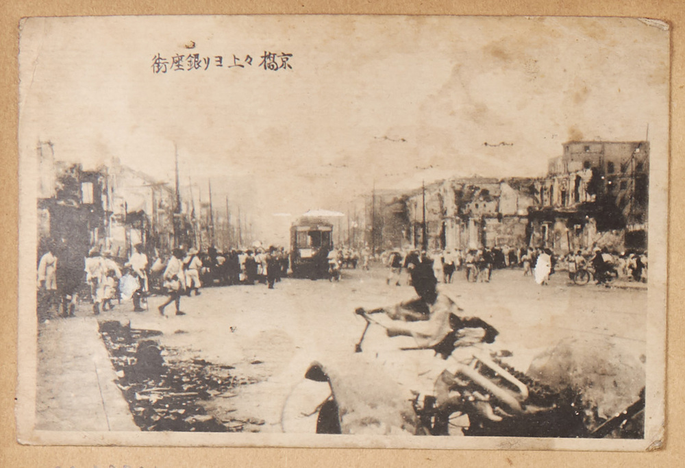 作品画像:京橋々上ヨリ銀座街
