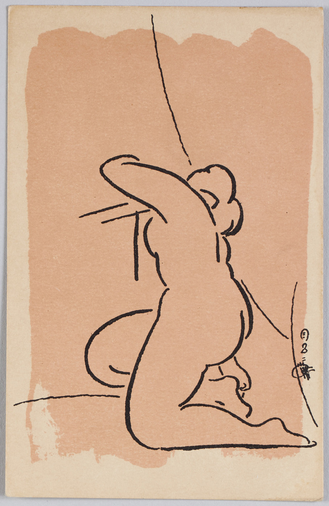 作品画像:裸婦(線画)(2)