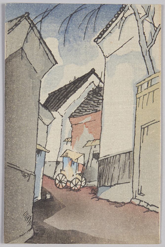 作品画像:竹久夢二木版絵はがき