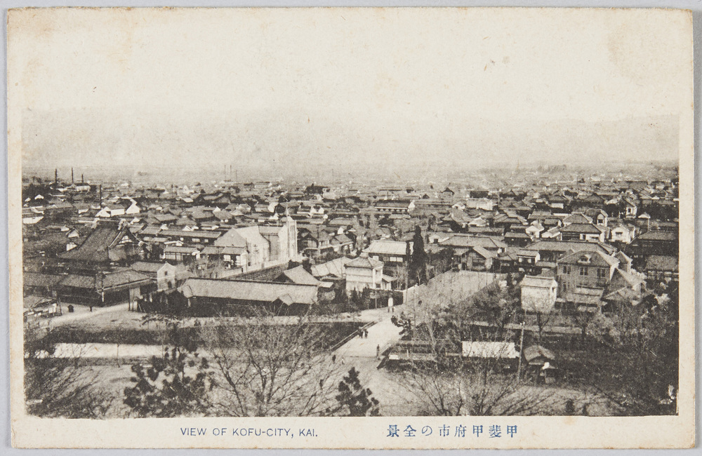 作品画像:甲斐甲府市の全景