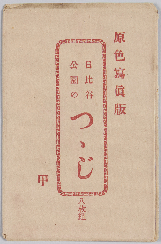 作品画像:原色写真版 日比谷公園のつつじ 八枚組 甲