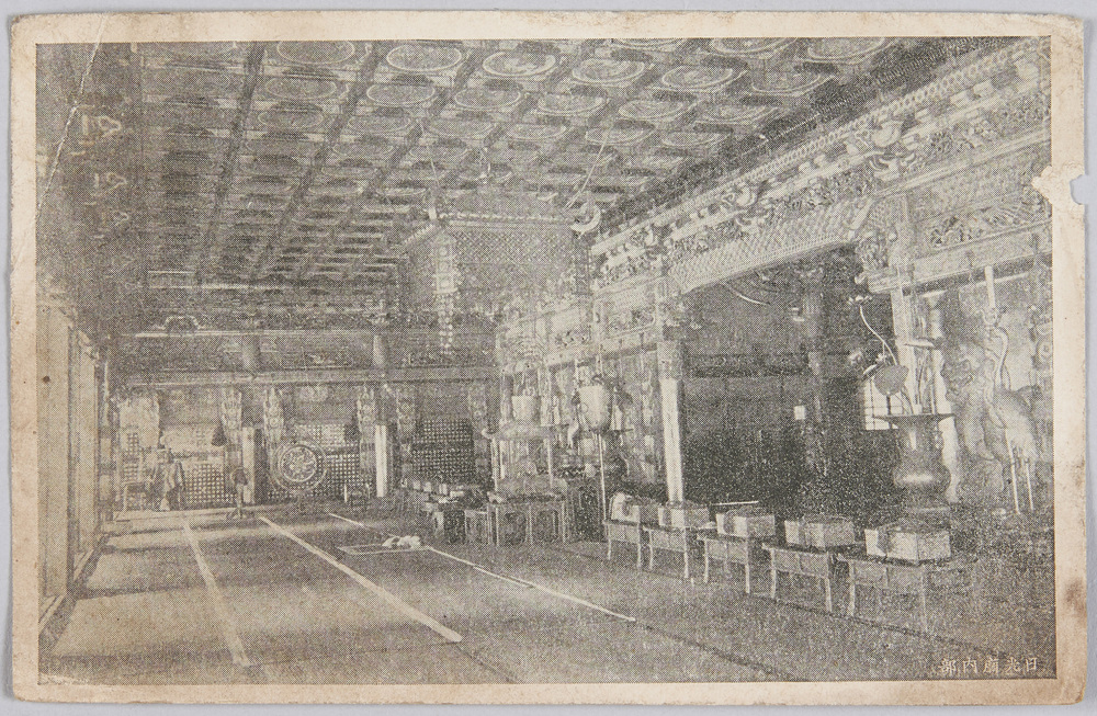 作品画像:日光廟内部