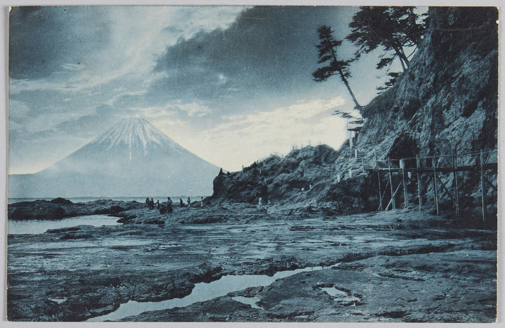 作品画像:江之島稚児ケ淵より富士遠望