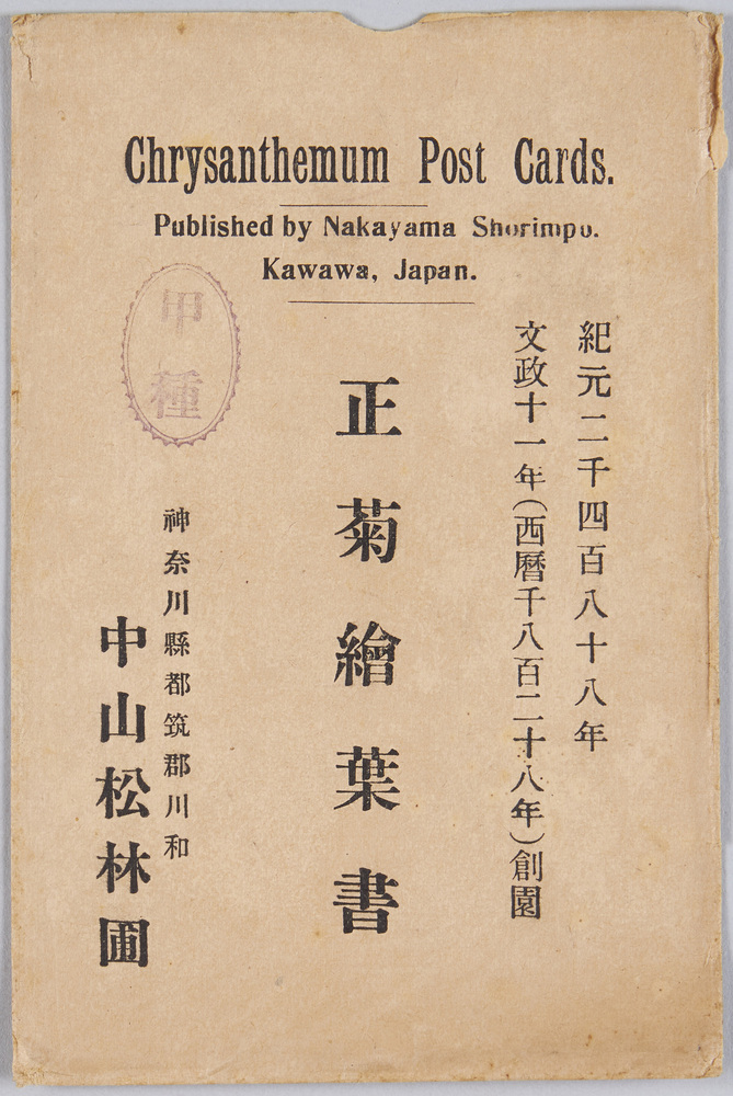 作品画像:正菊絵葉書