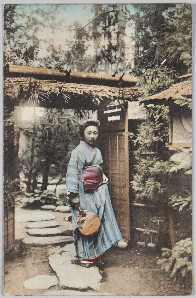 作品画像:着物姿の女性