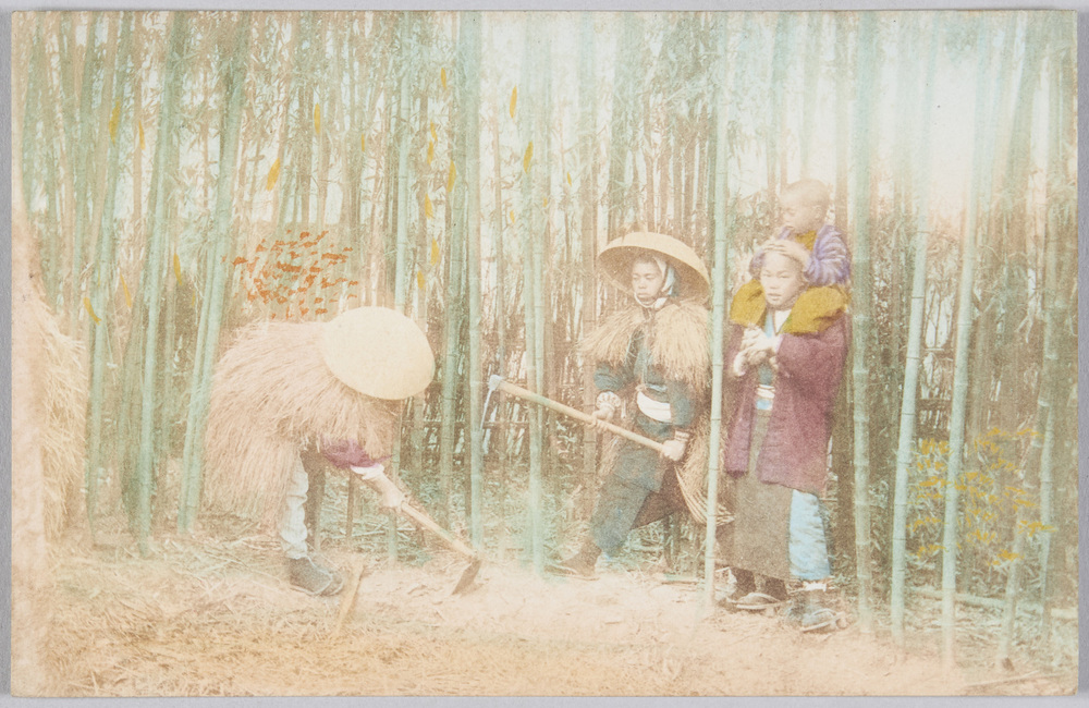 作品画像:野良仕事をする少年達