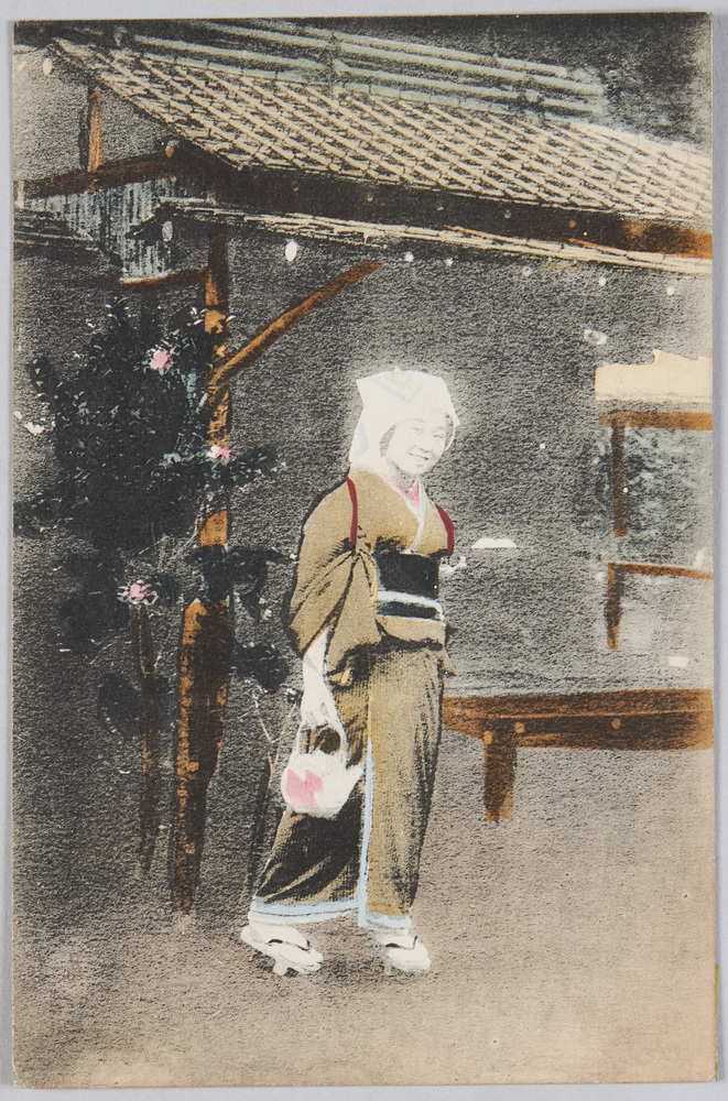 作品画像:茶屋の女性