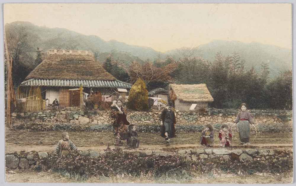 作品画像:農家の子供達