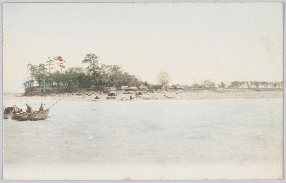 作品画像:海岸の村