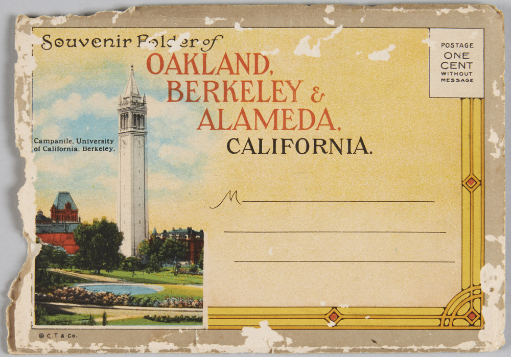 作品画像:OAKLAND,BERKELEY & ALAMEDA,CALIFORNIA 絵葉書