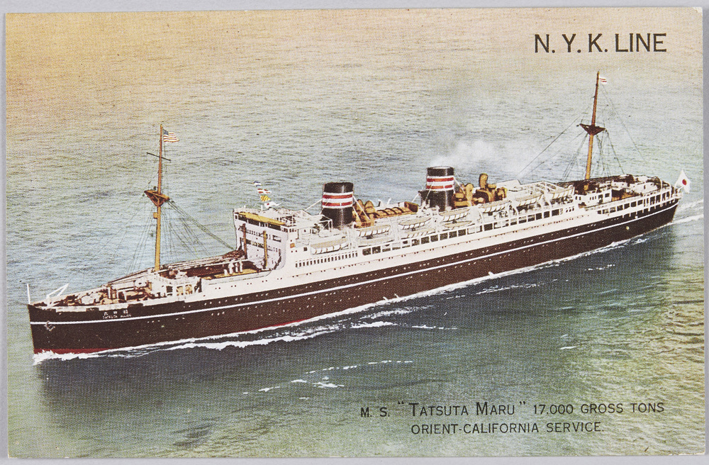 作品画像:N.Y.K.LINE M.S.“TATSUTA MARU(日本郵船 竜田丸)”