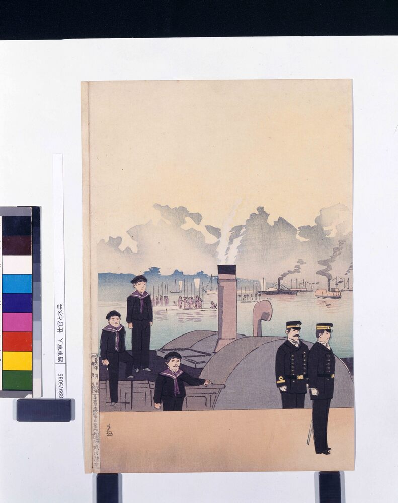 作品画像:海軍軍人 仕官と水兵