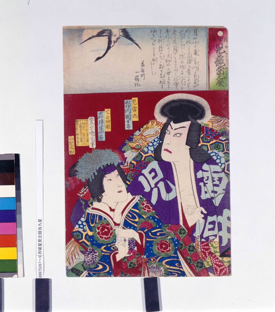 作品画像:月曜星見立競当九星