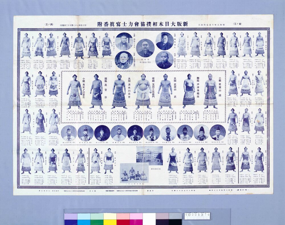 作品画像:新版大日本相撲協会力士写真番附(昭和八年五月場所改正)