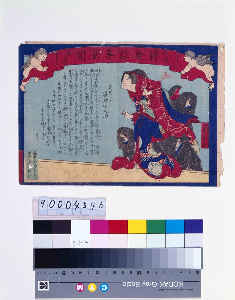 作品画像:官許錦画百事新聞 第三号