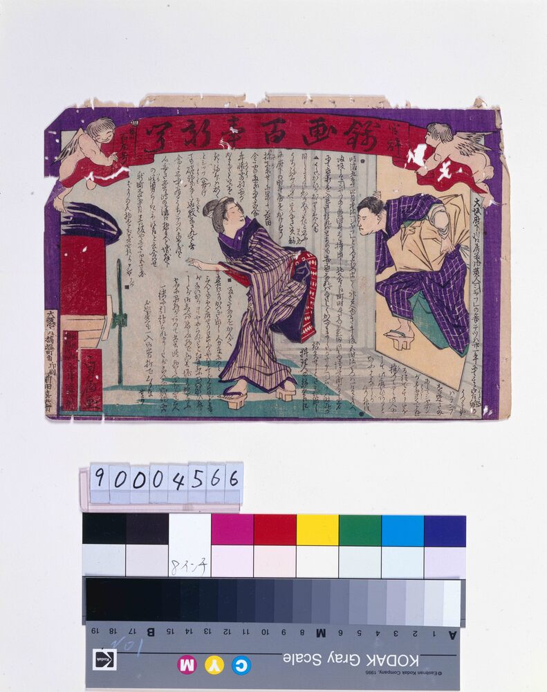 作品画像:官許錦画百事新聞 第百九号