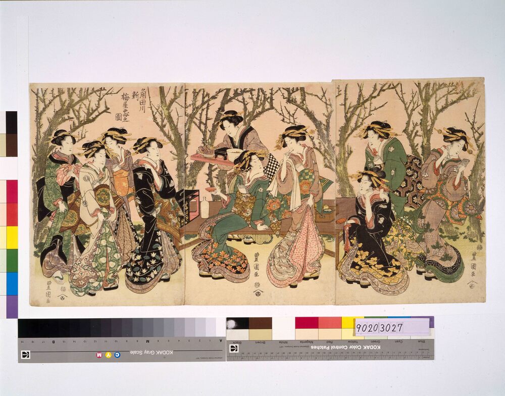 作品画像:角田川 新梅屋敷之図