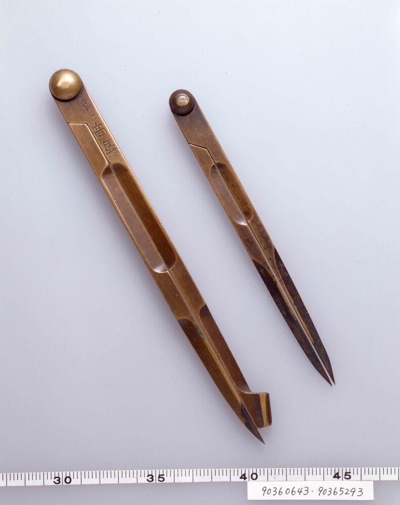 作品画像:測量用コンパス
